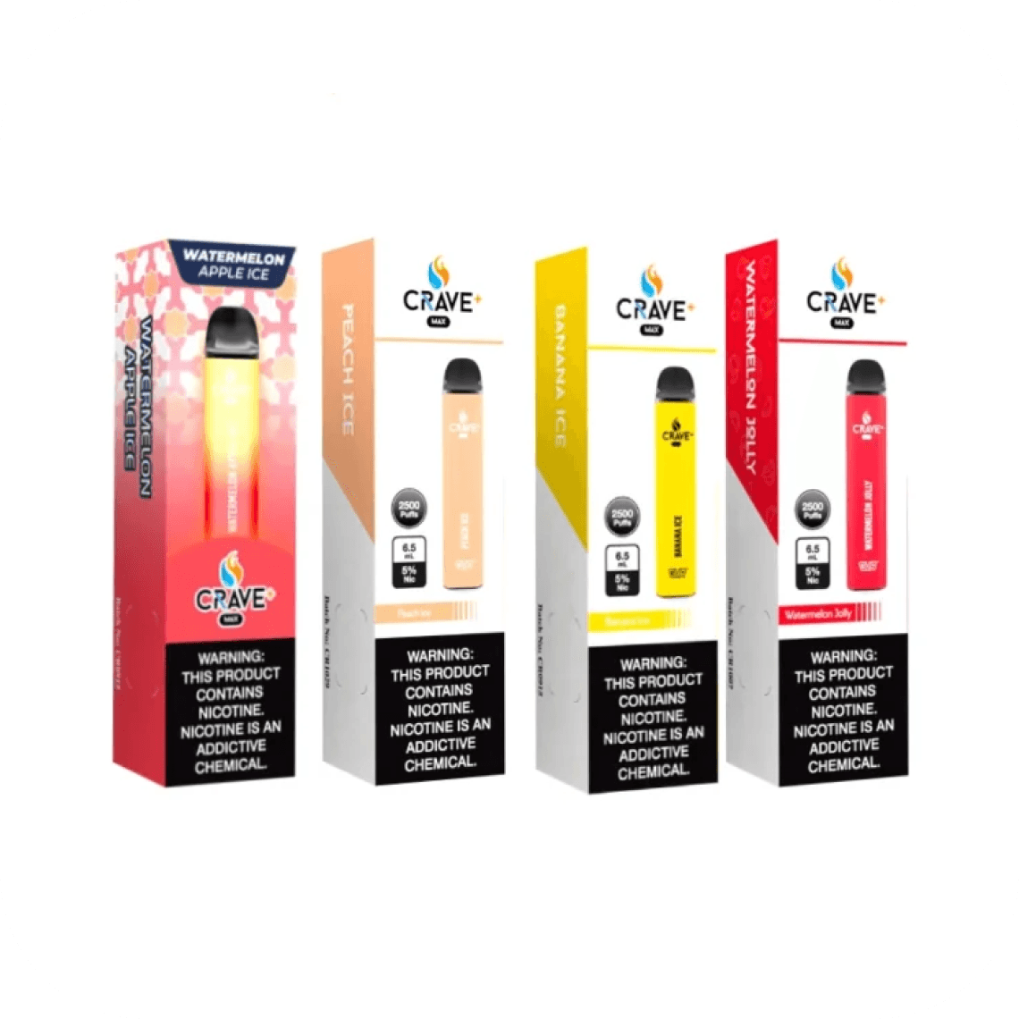 Crave Ultra Clear100 5% 2500 puffs
