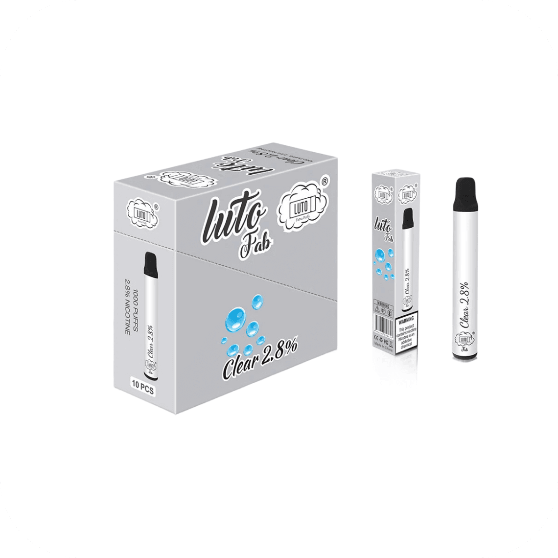 Luto XXXL Clear 2.8% 5200 puffs
