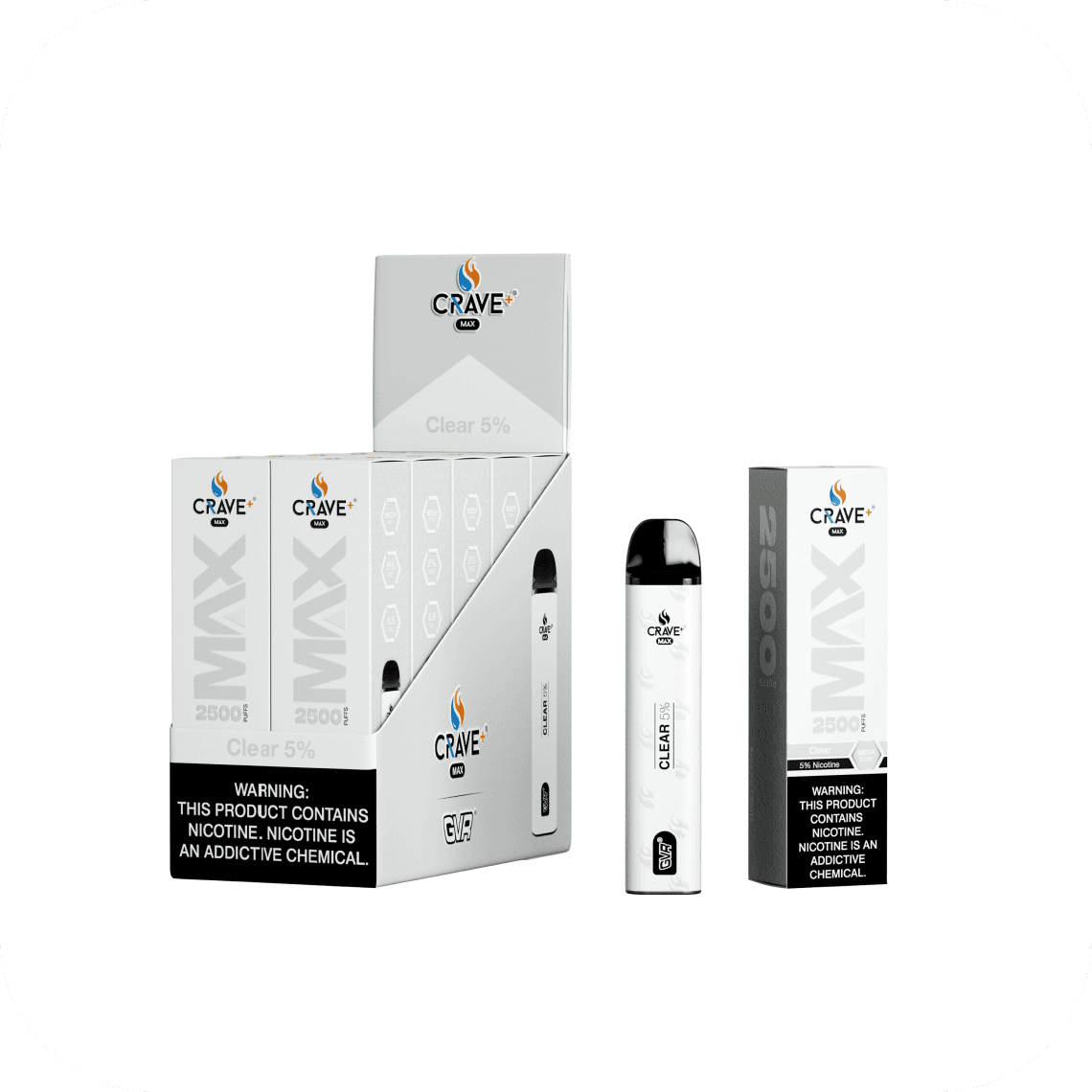 Crave Max CLEAR EMERALD 5% 2500 puffs