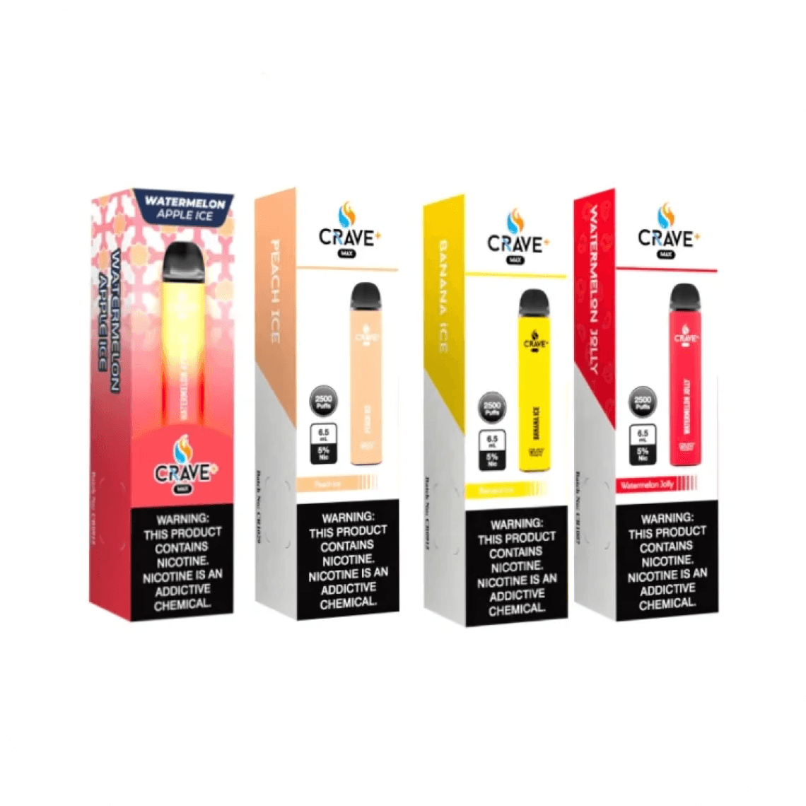 Crave Max clear Max 5% (2500puffs)