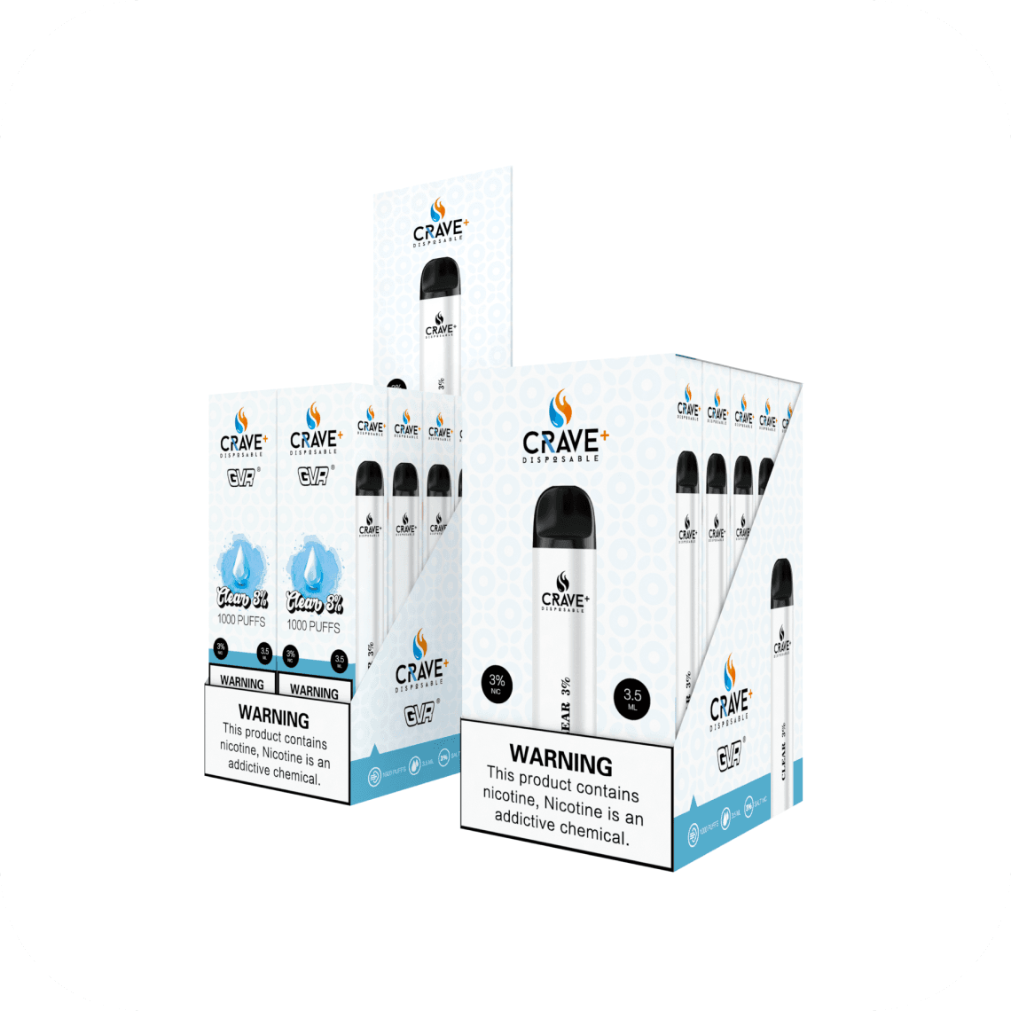 Crave Max Fresh Clear 3% 2500 puffs