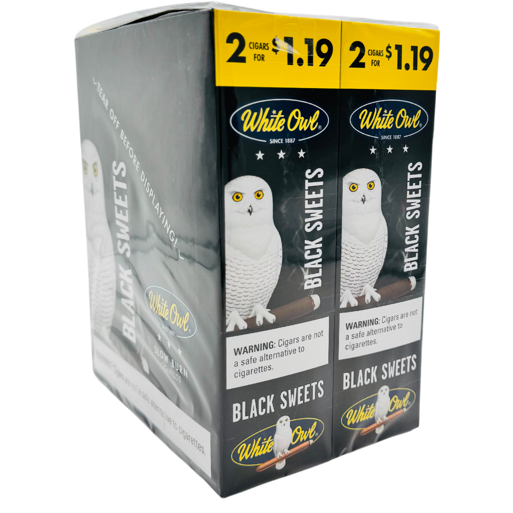 WhiteOwl Black Sweets Cigarillos 2Pk-Box