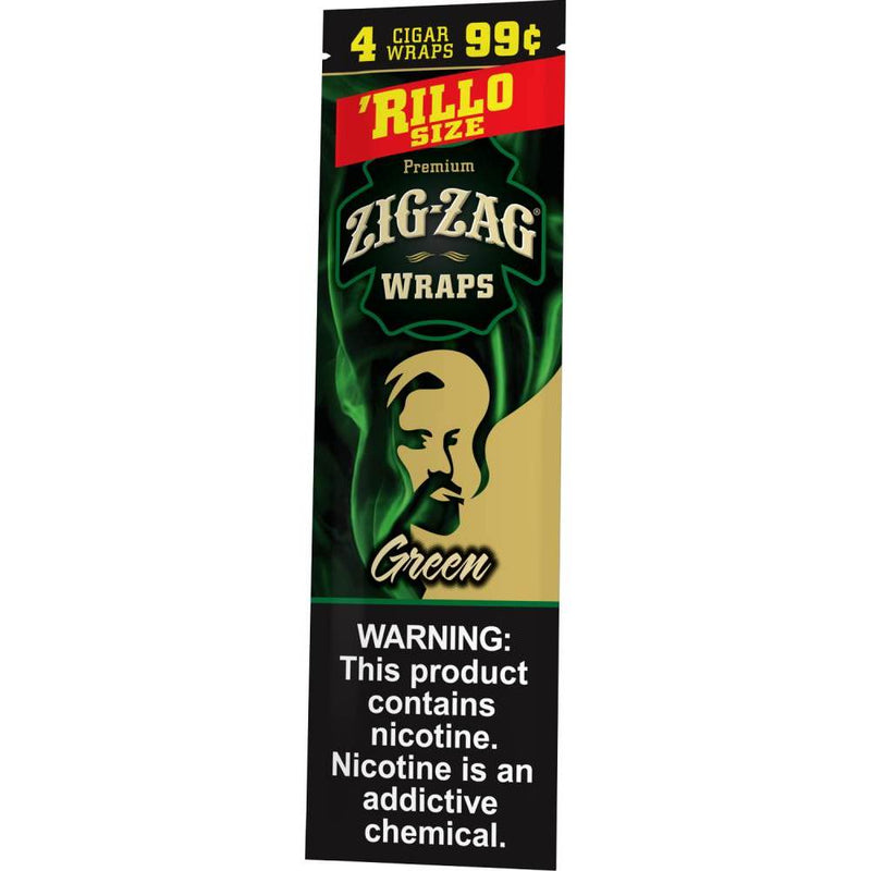 ZIG ZAG Green RilloSize Wraps