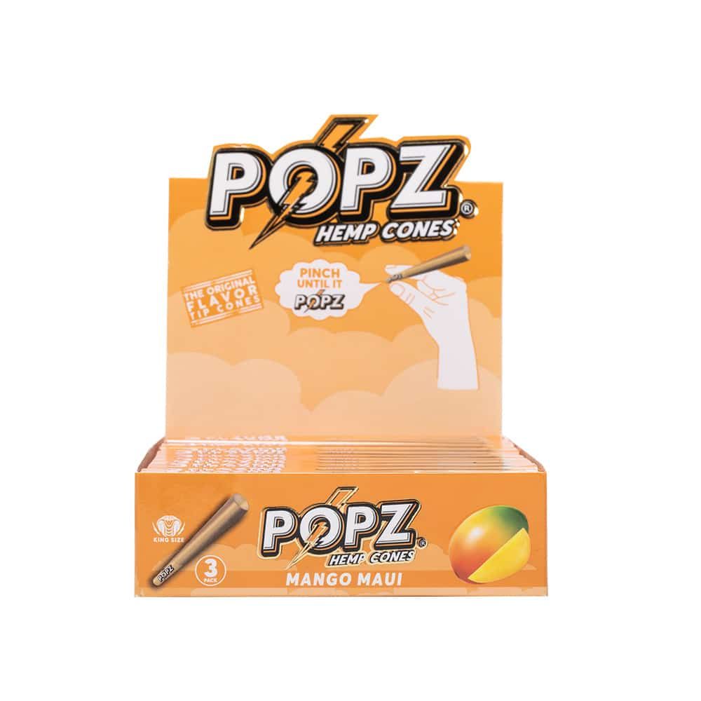 POPZ Hemp Cones Mango Maui KS 3pk