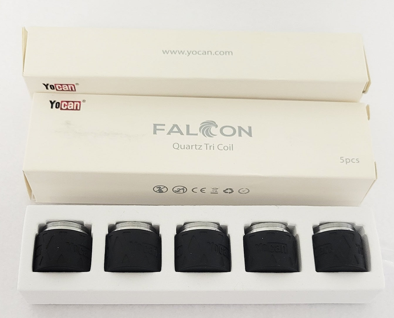 Yocan Falcon Quartz Tri Coil- 5 pc