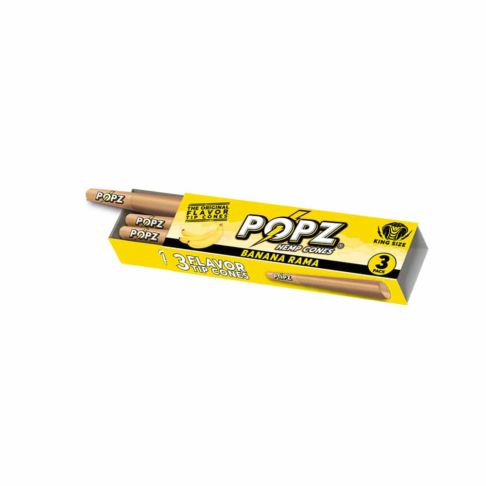 POPZ Hemp Cones Banana Rama KS 3pk