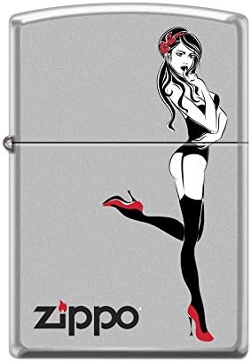 Zippo Key Hole Sexy Pin-Up Girl in Heels