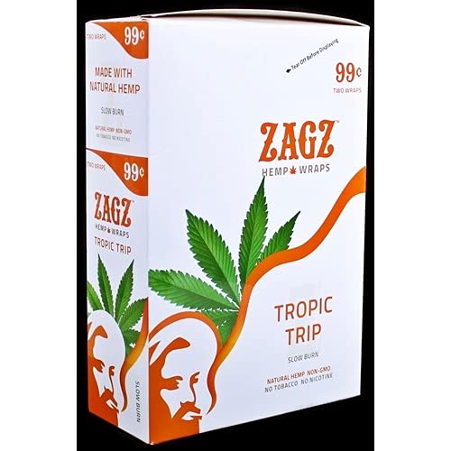 ZAGZ Hemp Wraps Tropic Trip - Box