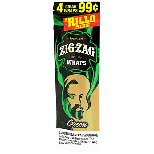 Zig Zag Wraps Green