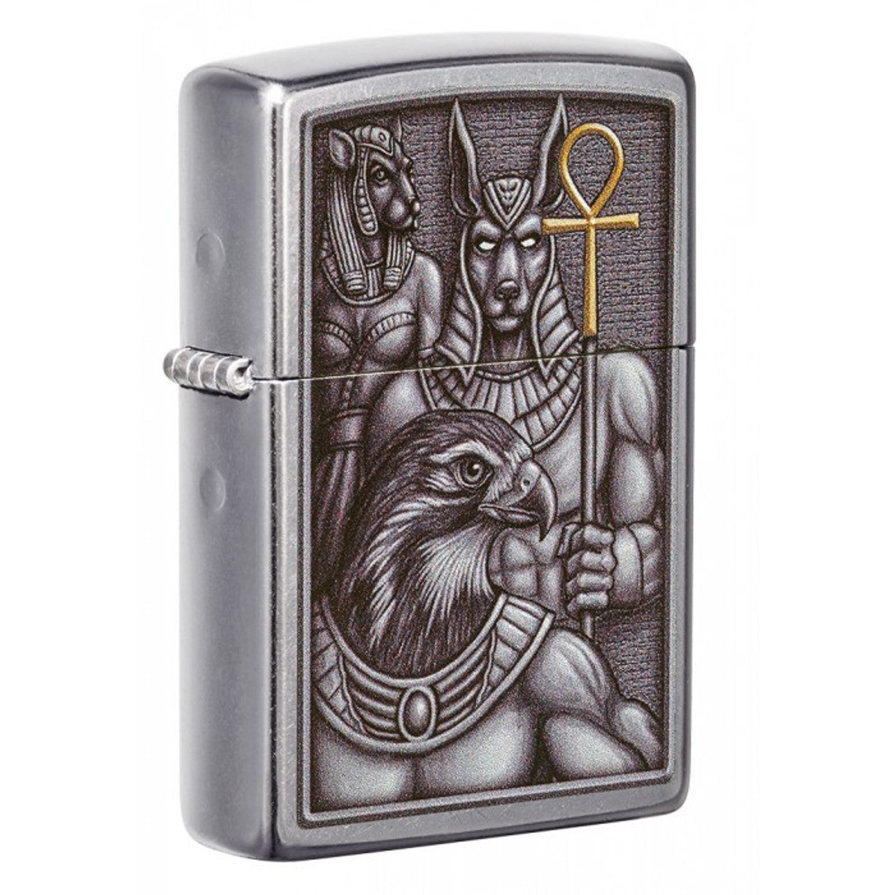 Zippo Egyptian Animals - Street Chrome 4