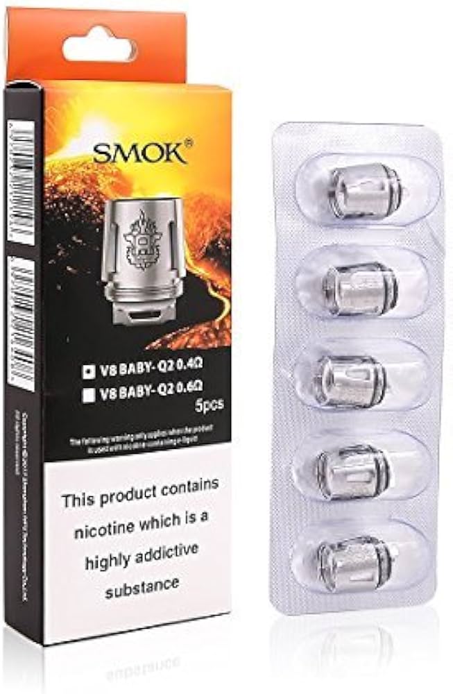 Smok V8 Baby Q2 0.4 Coils (5pcs)