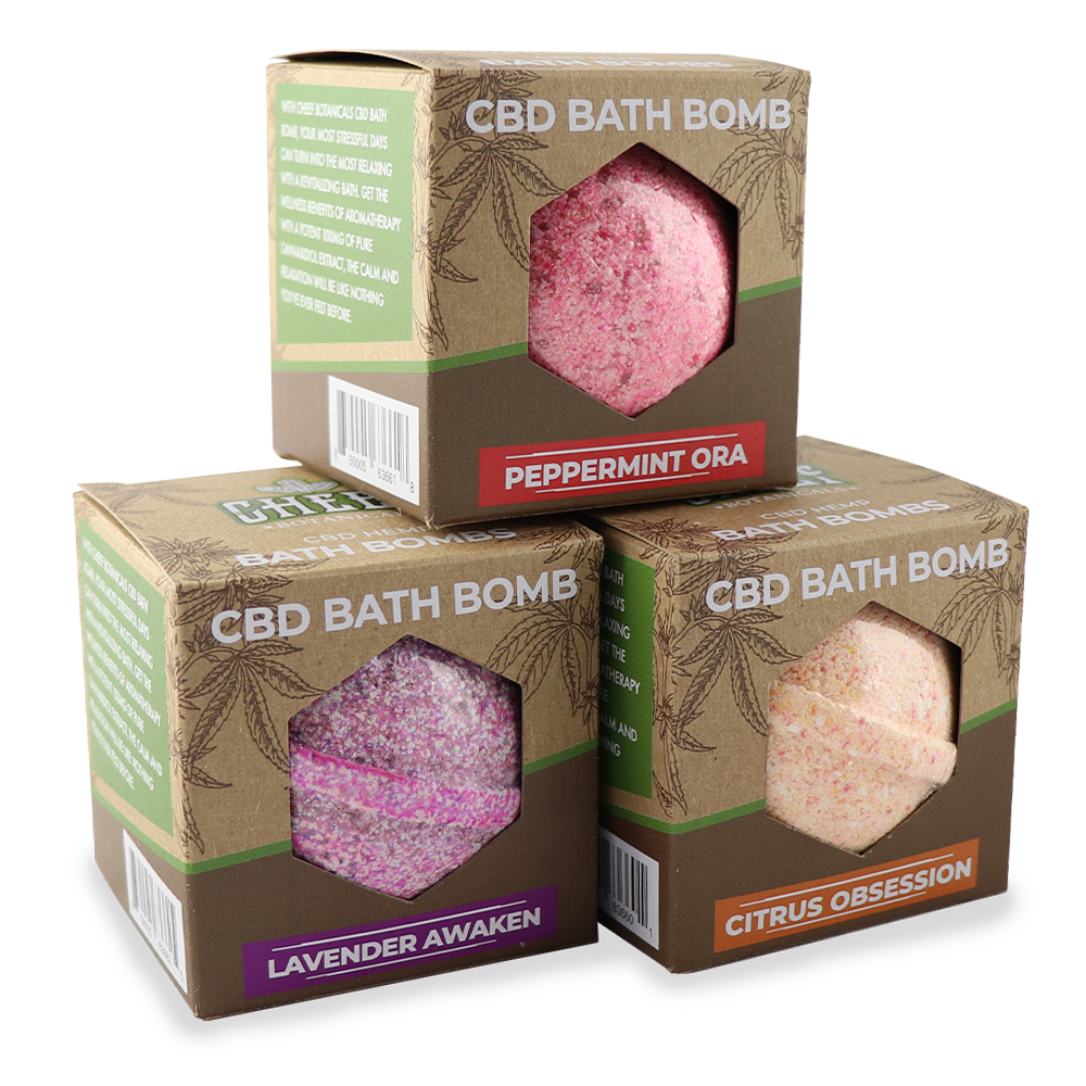 CHEEF Bath Bomb- Peppermint Ora