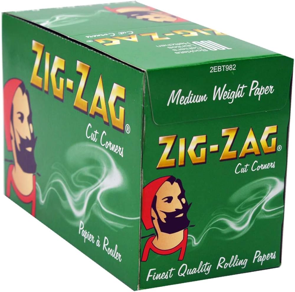 Zig Zag 2 for 1 Green Box