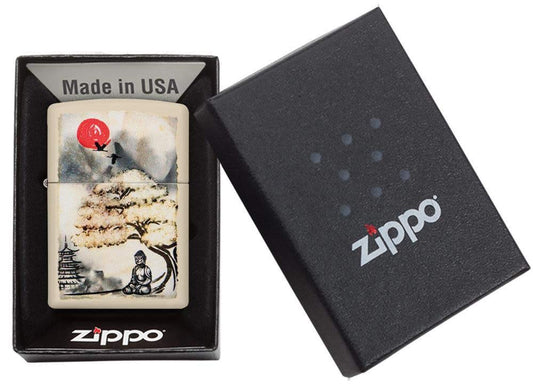 zippo Pogoda Bonsai Buddha