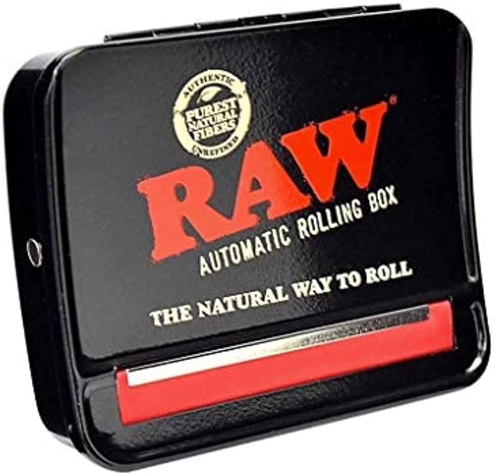 Raw 79mm Rolling Machine (black) - Box