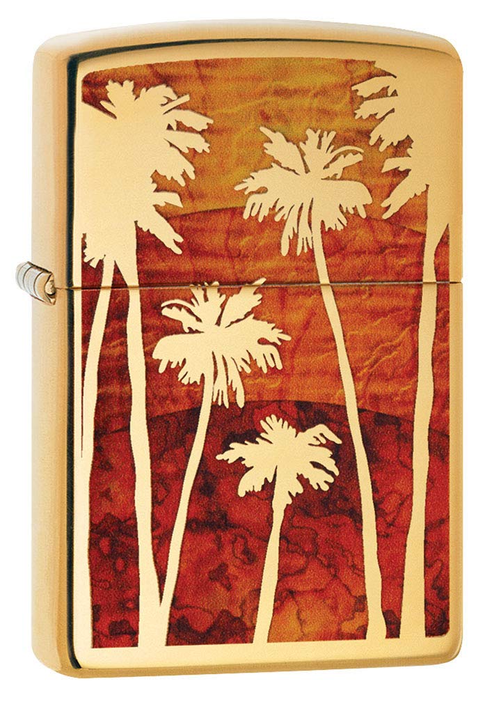 Zippo Fuzion palm trees sunset