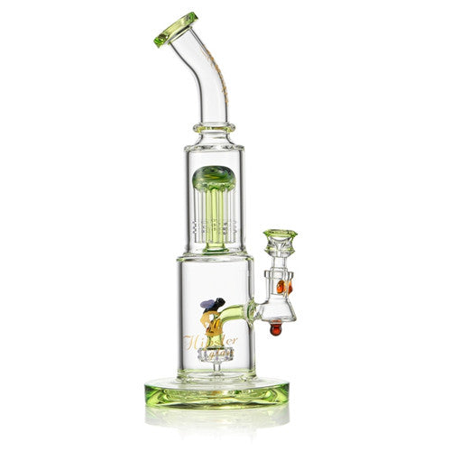 13" CLOVER 2 TREE WATER PIPE-Lime Green