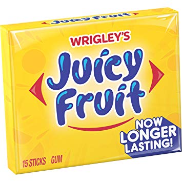 WRIGLEYS Juicy Fruit Original 15 Sticks