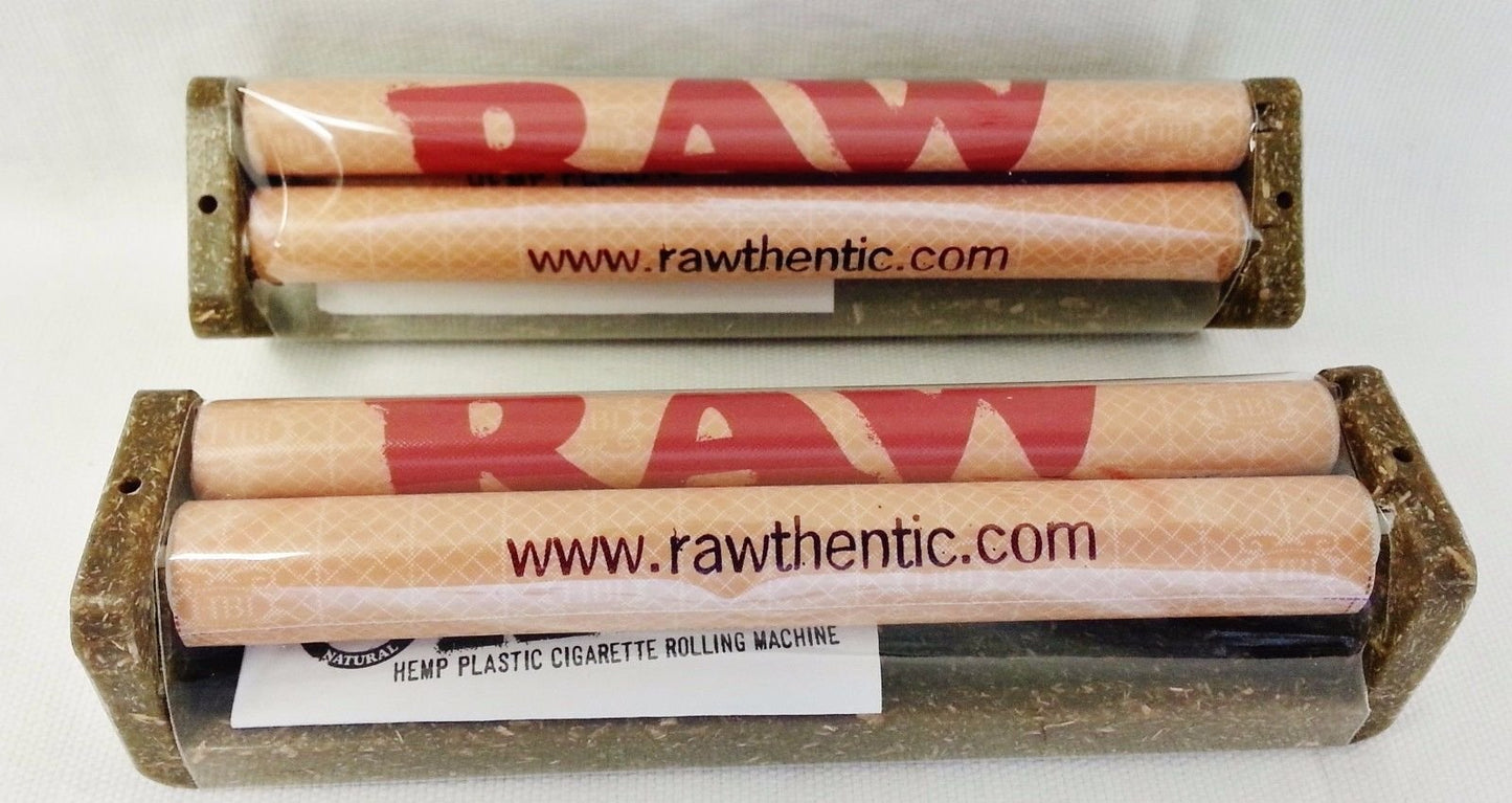 Raw 110mm Hemp Plastic Cigar Roller -Box