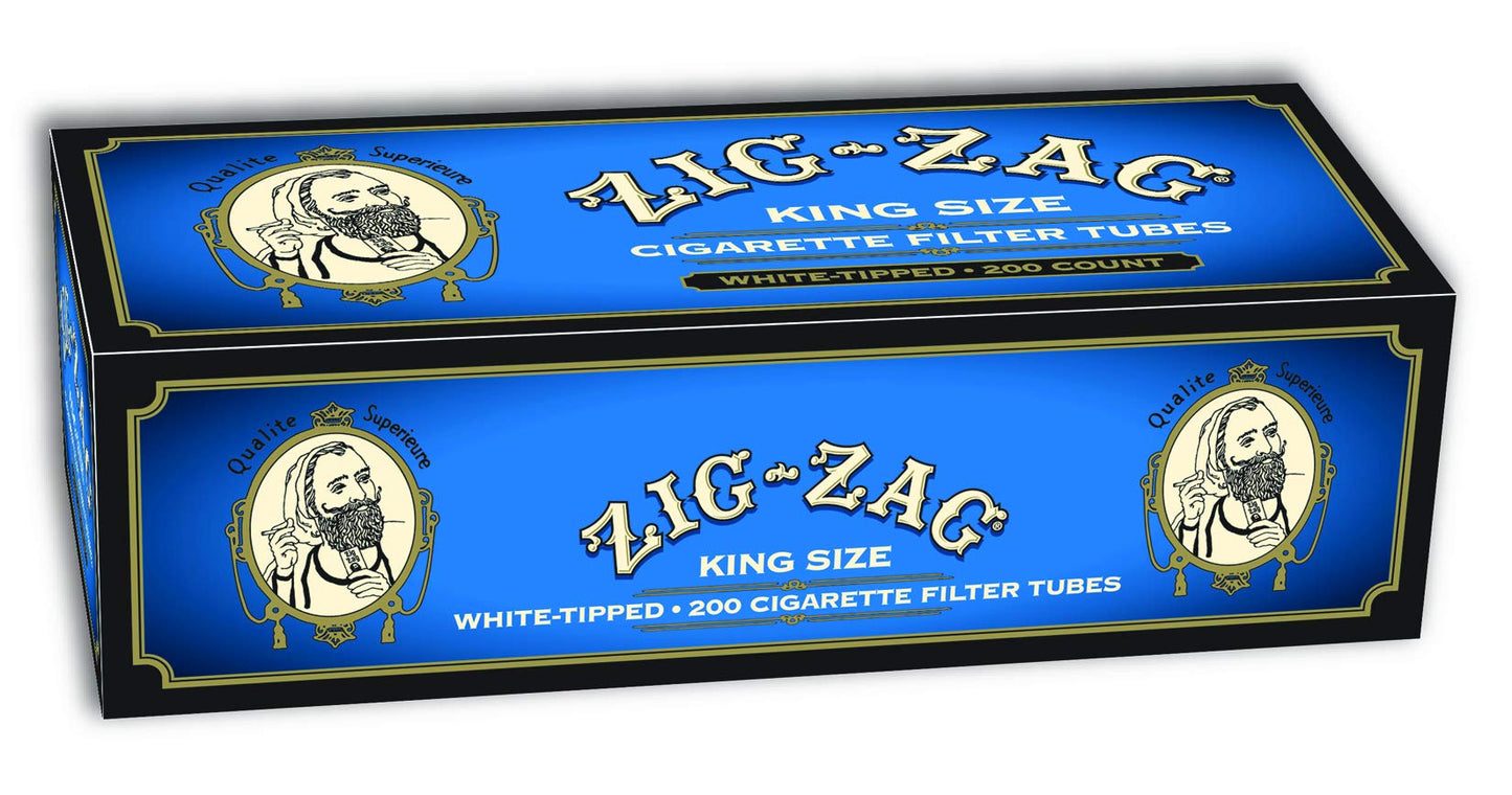 ZIG-ZAG KNG SIZE CIG FILTER TUBES 200CT