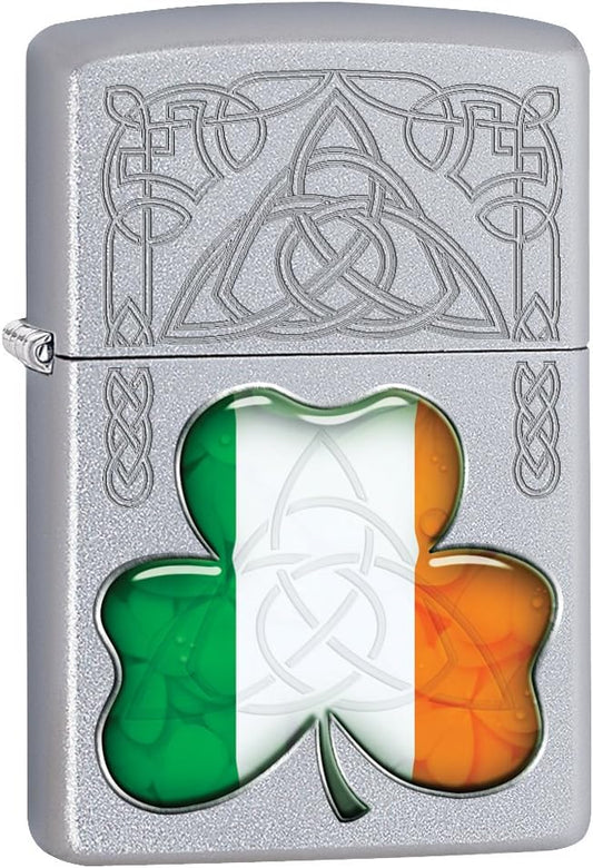 Zippo Ireland Flag and Symbols - Satin C