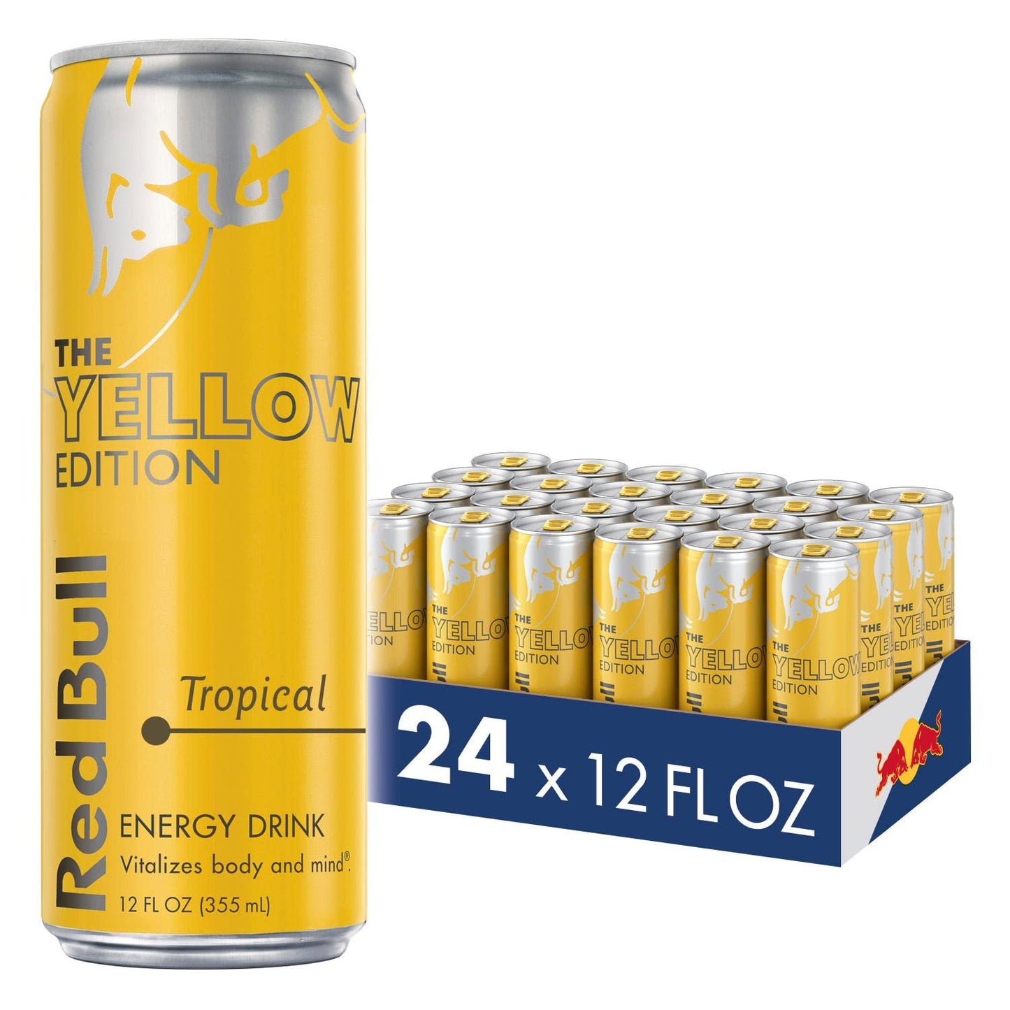 Red Bull Yellow 12oz Case