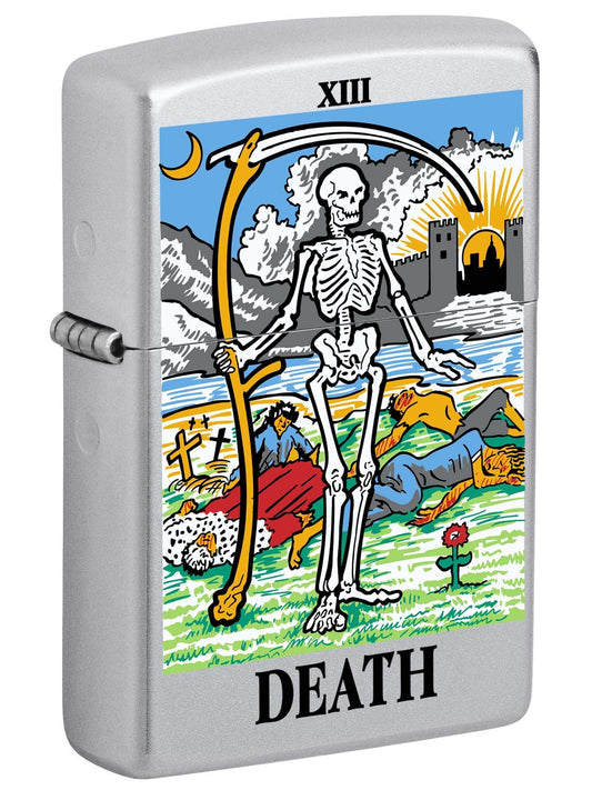 Zippo Tarot Card 13, Death - Satin Chrom