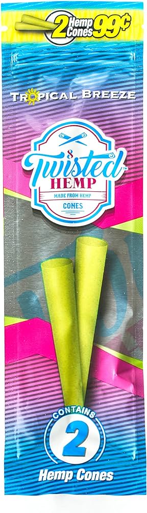 TWISTED HEMP CONES TROPICAL BREEZE