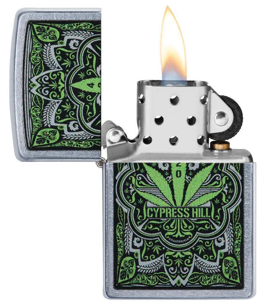 Zippo Cypress Hill Weed Leaf - Street Ch