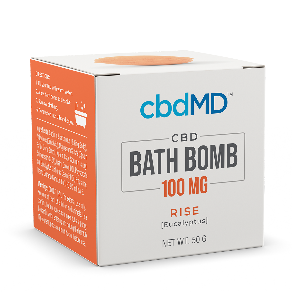 cbdMD 100mg Bath Bomb Rise