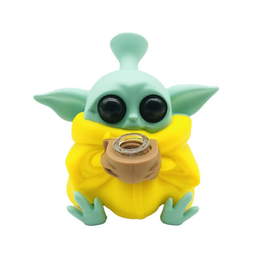 Mini Silicone Grogu Bubbler (characters)