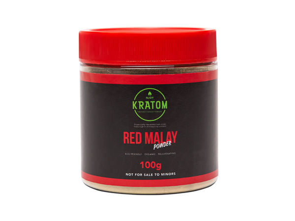 NJOY KRATOM RED MALAY POWDER 100G