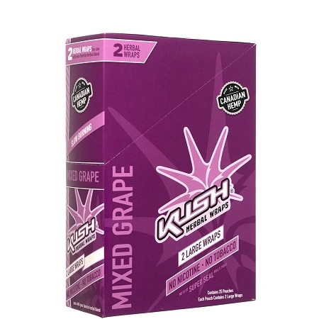 Kush Wraps Mixed Grape (2pk) - Box