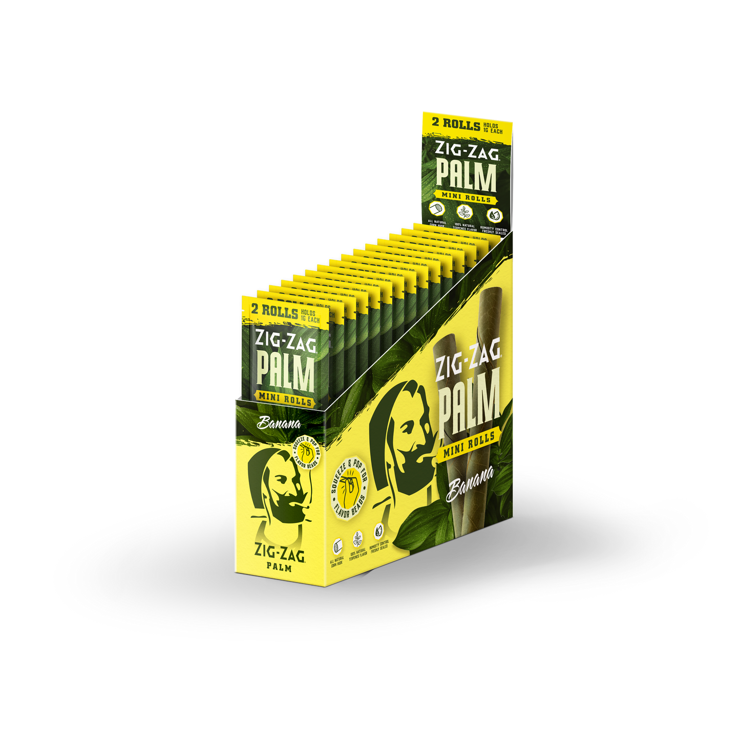 ZigZag Palm Mini Rolls Natural 2pk