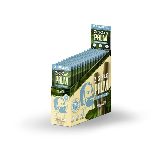 ZigZag Palm Mini Rolls Vanilla 2pk