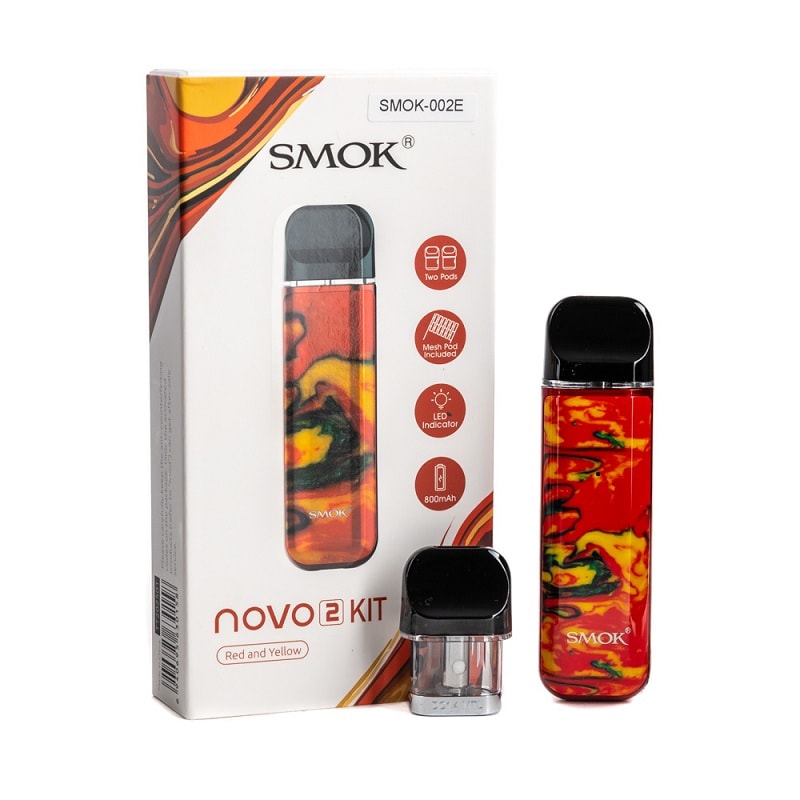 SMOK NOVO 2 Red and Yellow