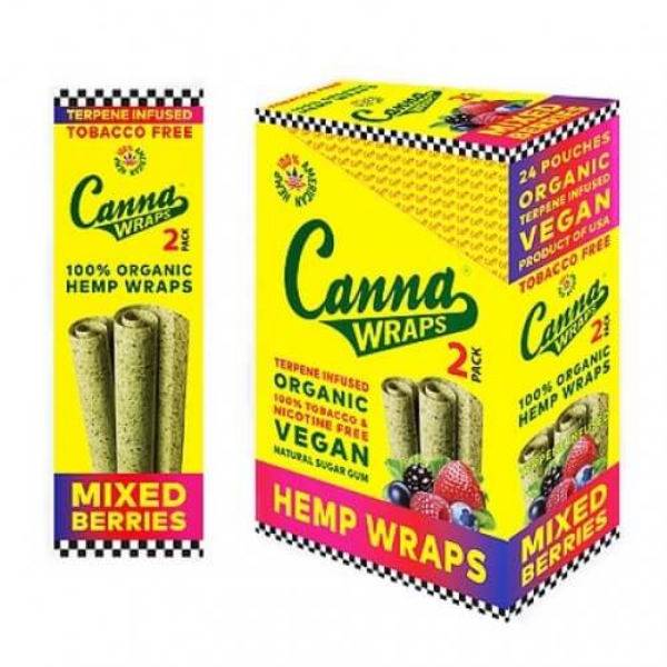 Canna Wraps Mixed Berries 2Pk - Box