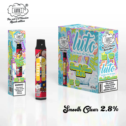 Luto XXL 3000 Puffs Smooth Clear