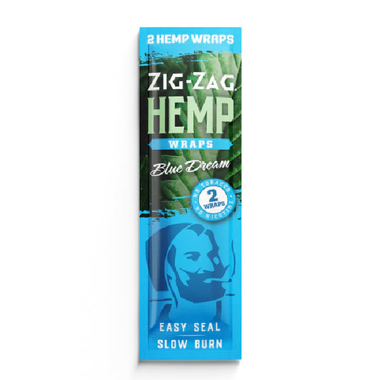 ZIG-ZAG HEMP WRAPS 2PK(BLUE DREAM)