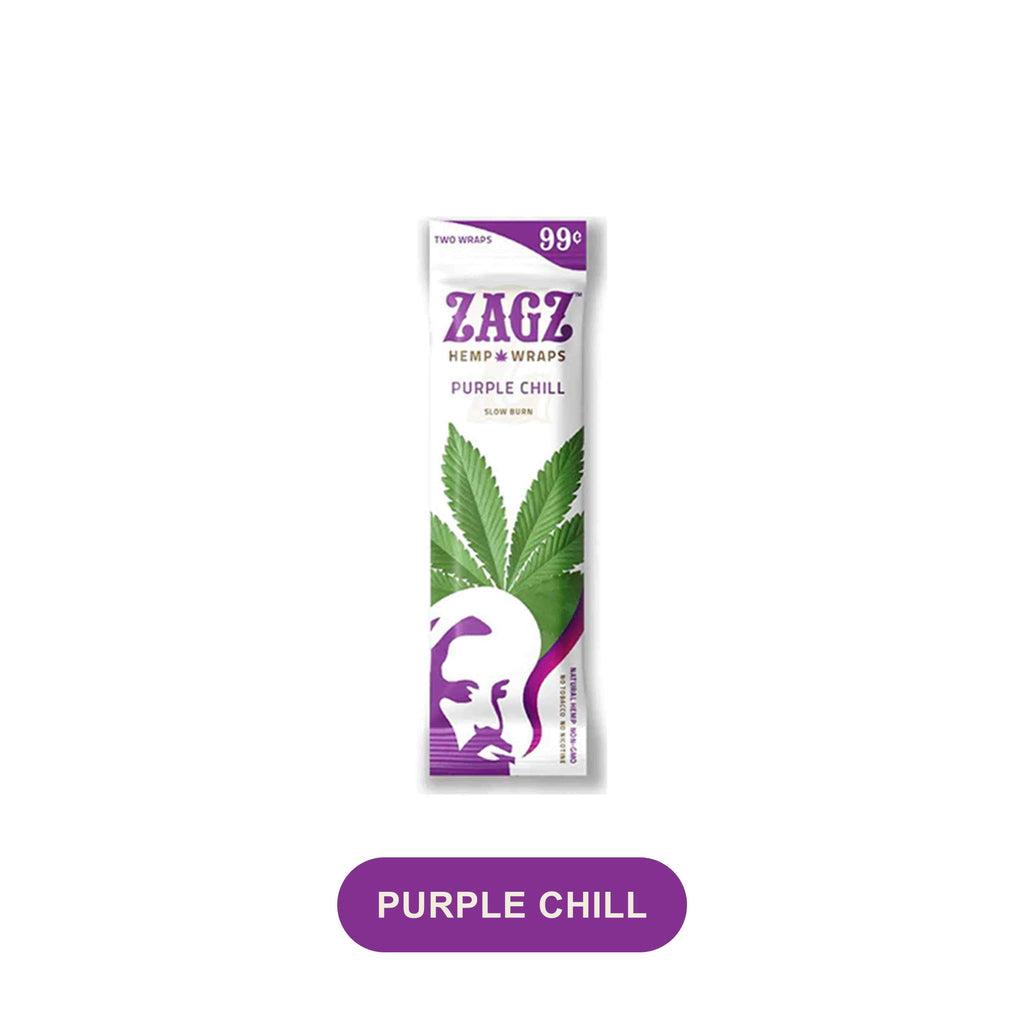 ZAGZ Hemp Wraps Purple Chill 2Pk