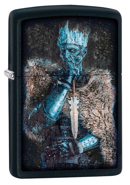 Zippo Medieval Warrior King - Black Matt