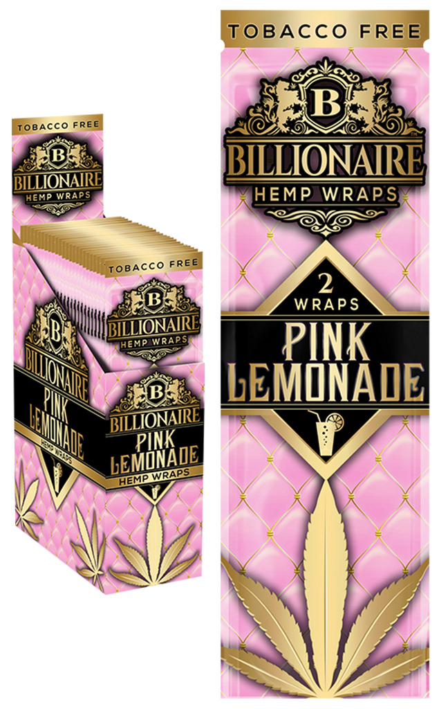 Billionaire Wraps Pink Lemonade 2Pk- Box