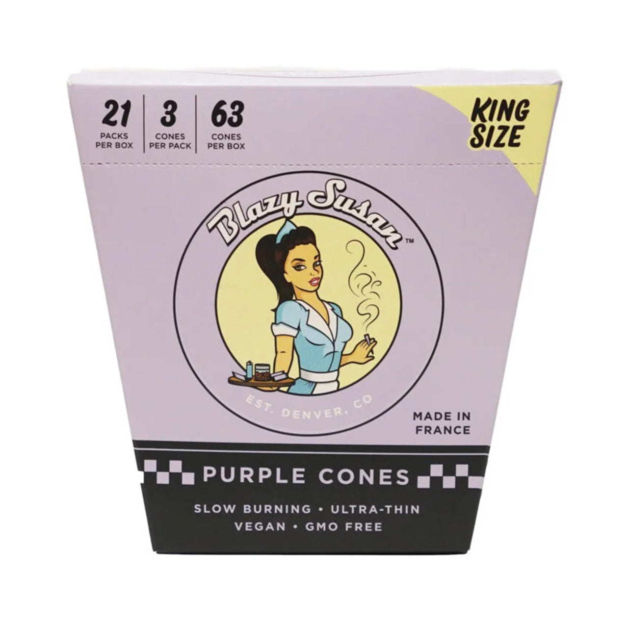 Blazy Susan KingSize Purple Cones 3ct/bx