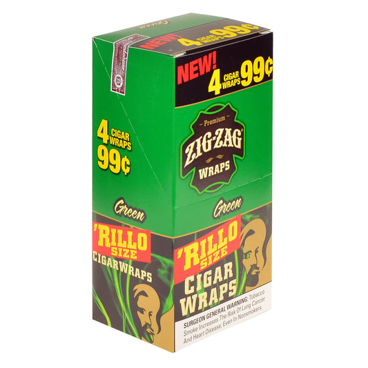 Zig Zag Green (4 for 0.99)