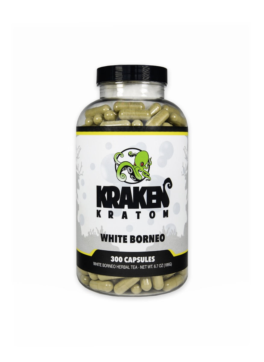 Kratom White Borneo 300 caps