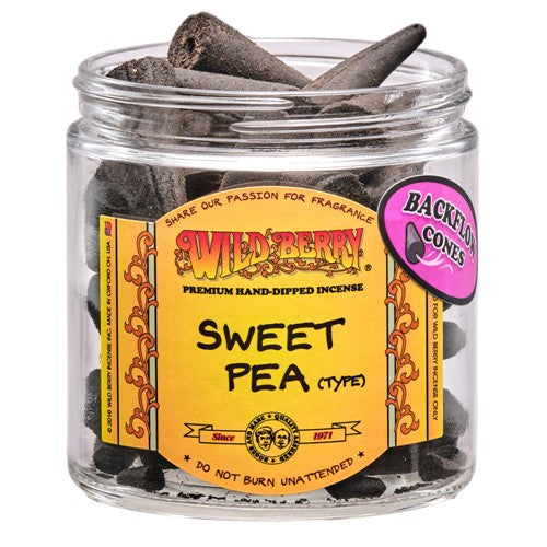 Wild Berry Sweet Pea Backflow Cones 25ct