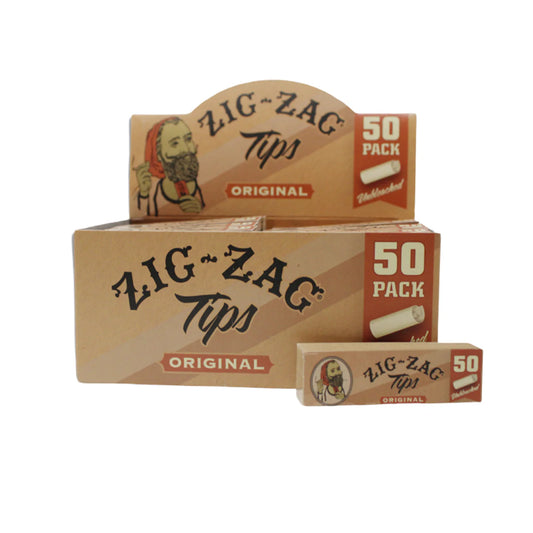 zig zag unbleached tips 50pk