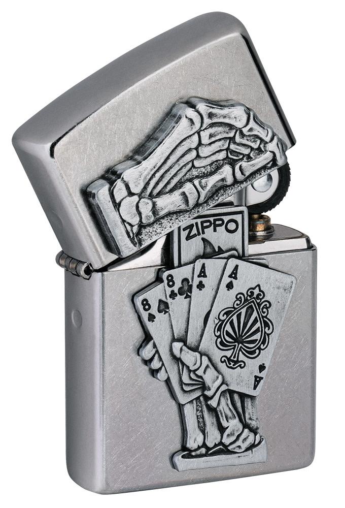 Zippo Dead Mans Hand Emblem - Street Ch