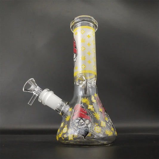 Yellow Ape Beaker Bong 8in