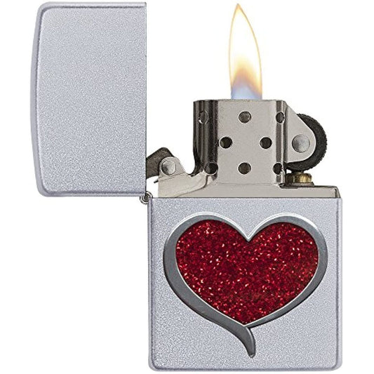 Zippo Glitter Heart